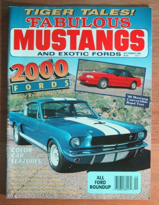 FABULOUS MUSTANGS 1989 SEPT - TIGERS, PANTERA, '67 GTA